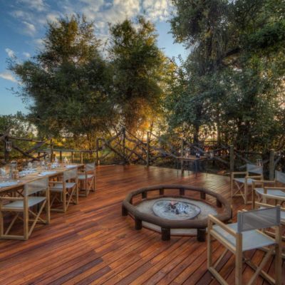 Camp Moremi - Dining Deck