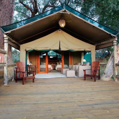 Gunns Camp - exterior with deck