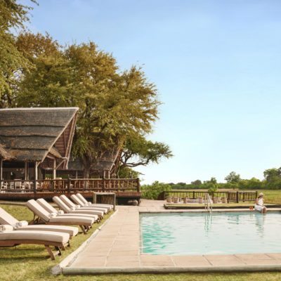 Khwai River Lodge - heated pool