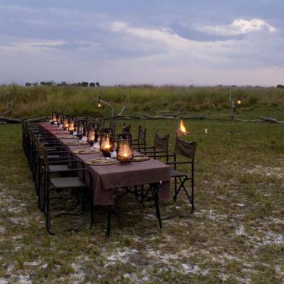Kwando Lebala bush dinner