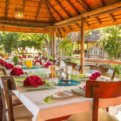 Kwando Lebala dining area