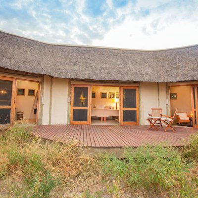 Kwando Nxai Pan room with patio