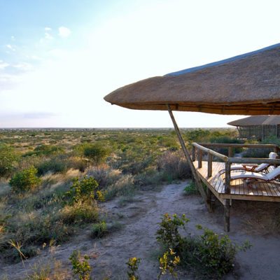 Kwando Tau Pan patio view