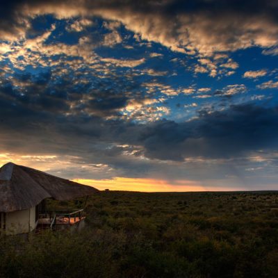 Kwando Tau Pan sunrise