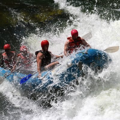 Vic Falls activities - water rafting