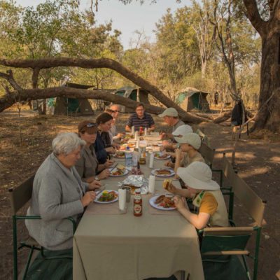 Dining in Camp
