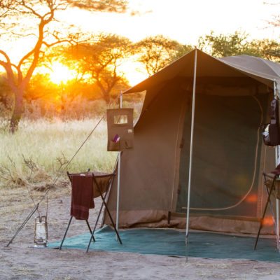luxury camping Okavango