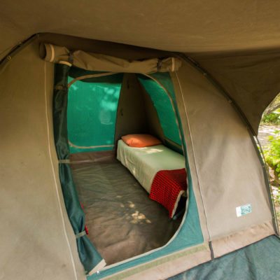 Tent interior