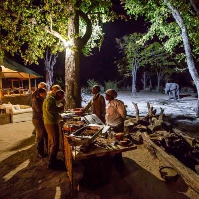 Hyena pan dining with ele 2 (1 of 1)