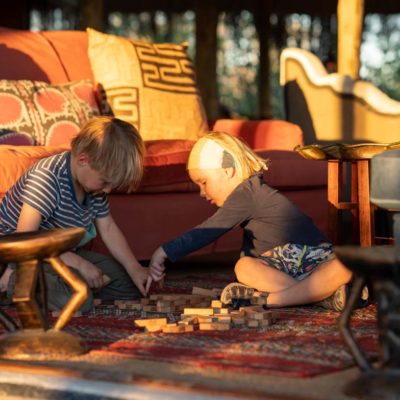 25Camp Kalahari - Keeping busy in camp